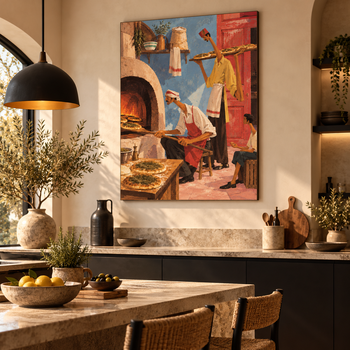 Arab Art – Bread from the Oven