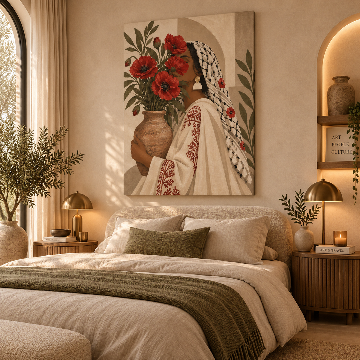 Palestine Art – Poppies of Palestine