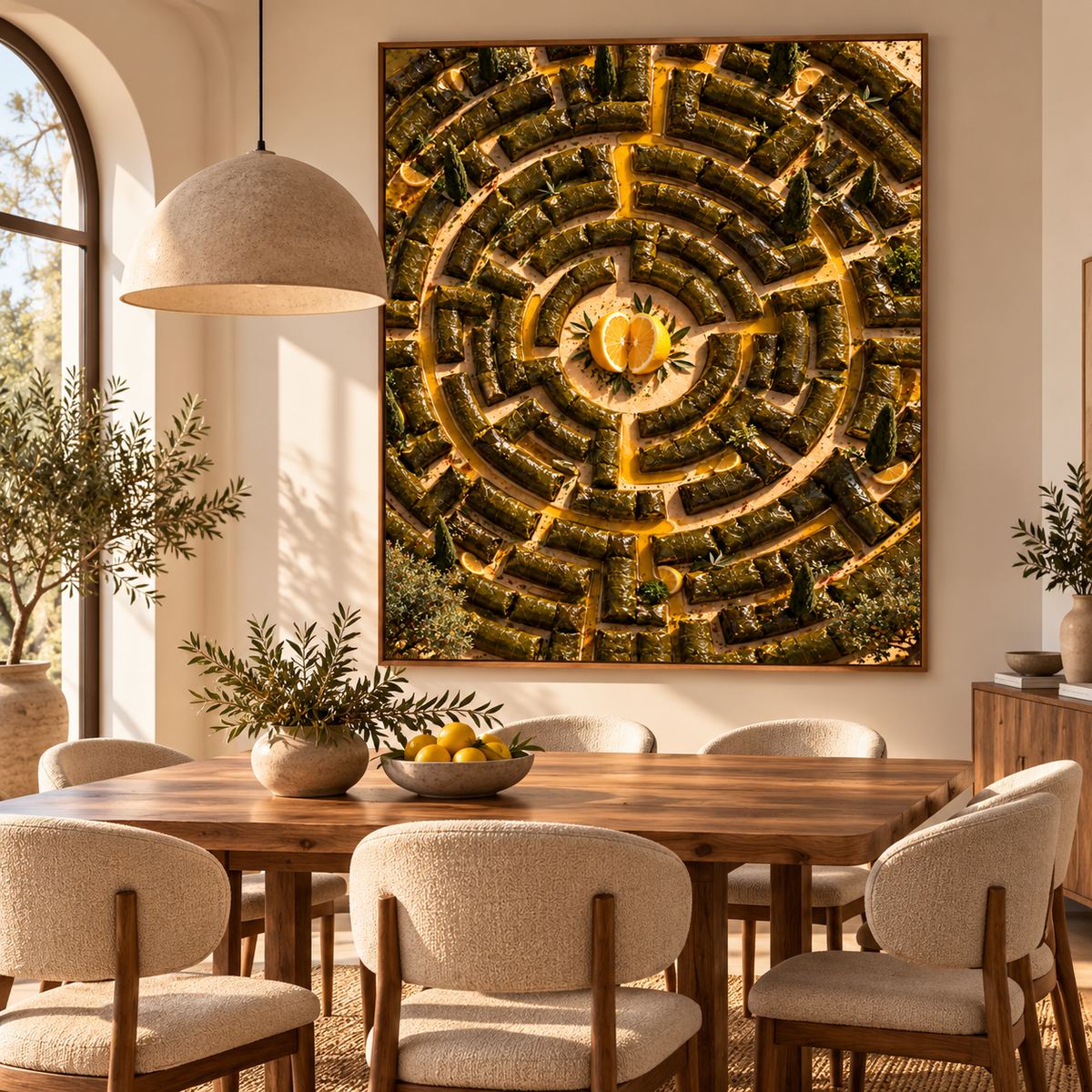 Arab Art – Warak Enab Maze