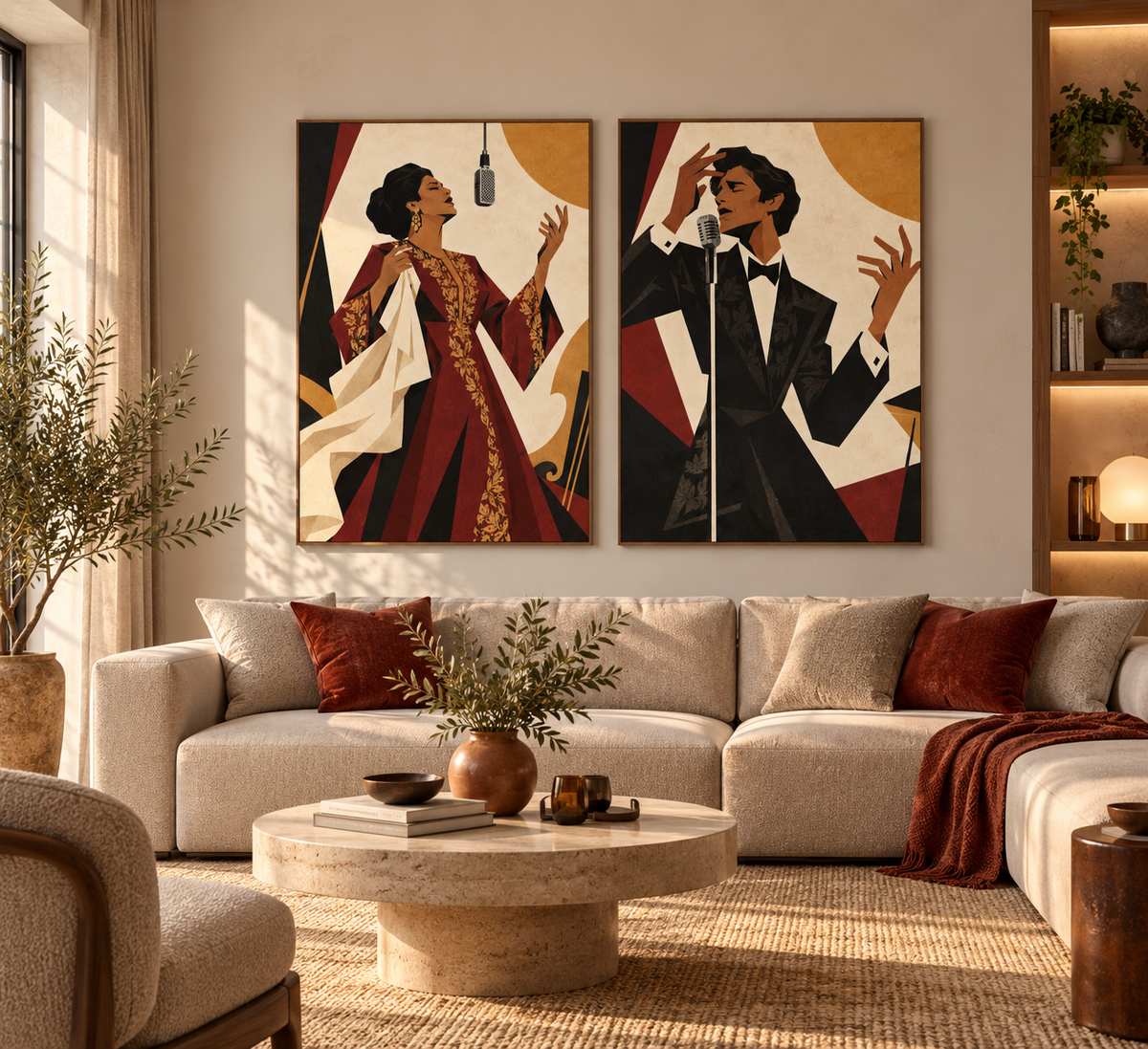 Egypt Art – Voices of Cairo — Set of 2