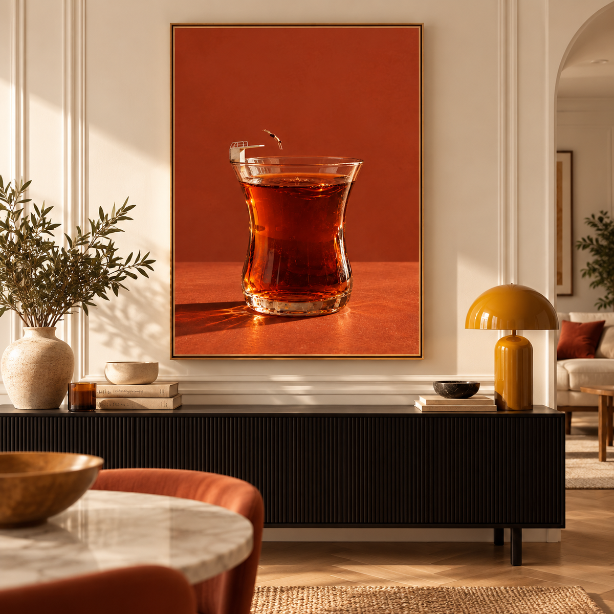 Arab Art – Tea at Sunset