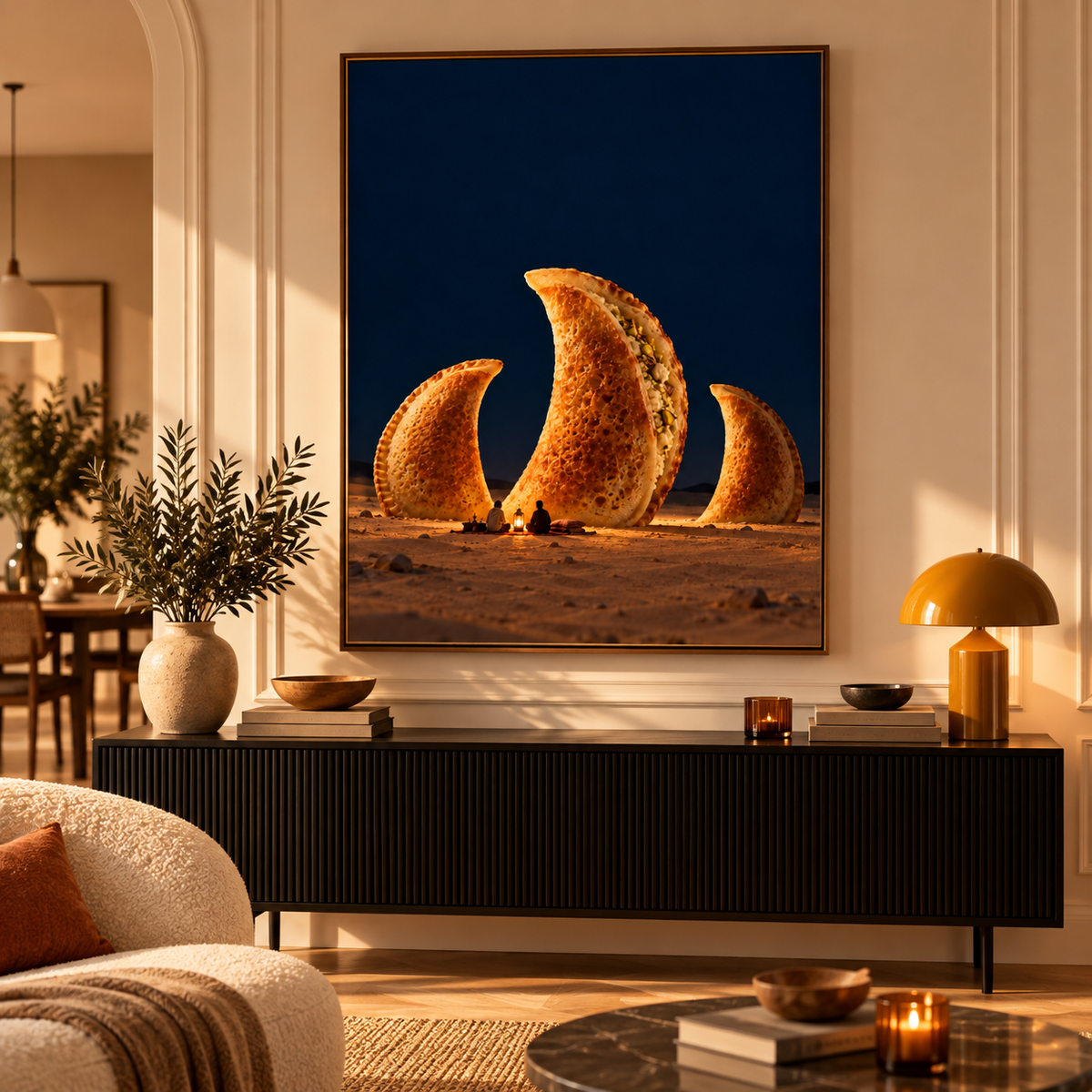 Arab Art – Qatayef Moon