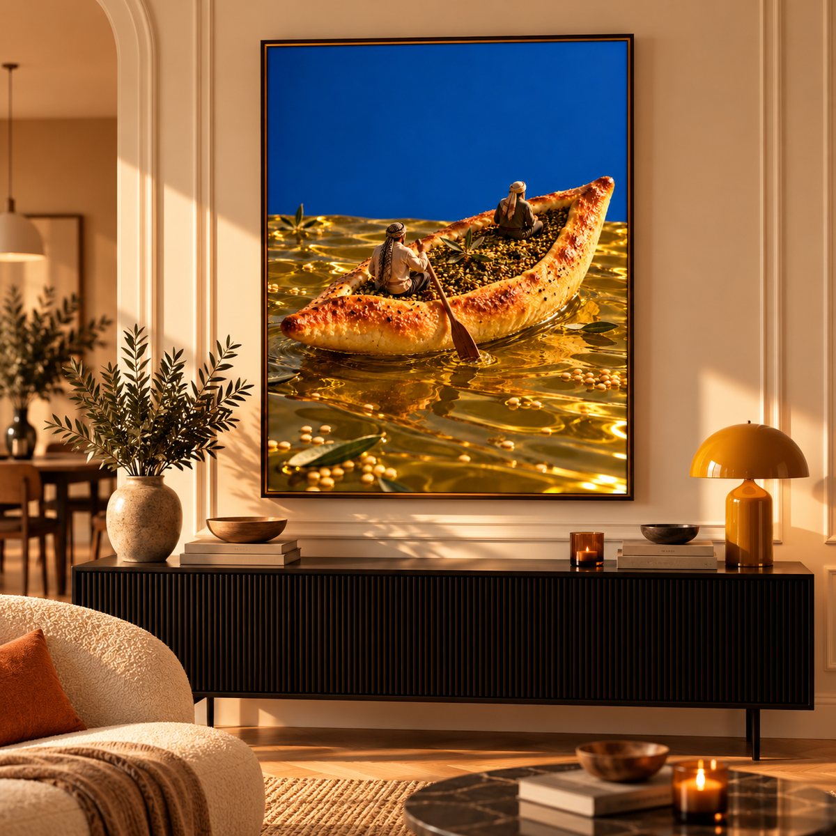 Arab Art – Sailing on Manakish