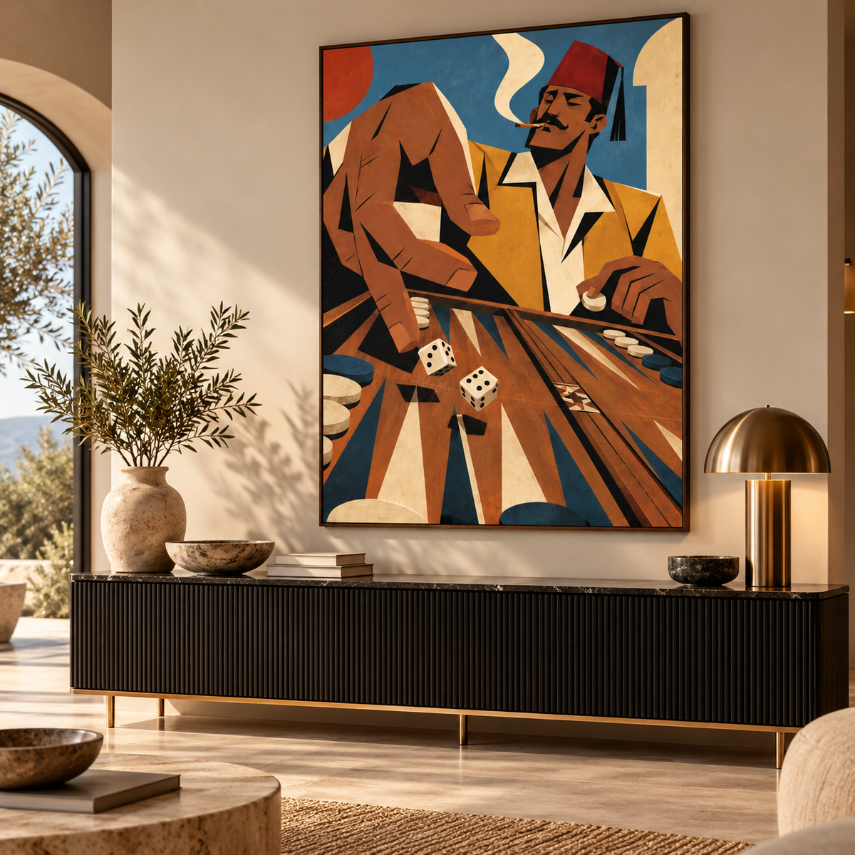 Arab Art – The Backgammon Table