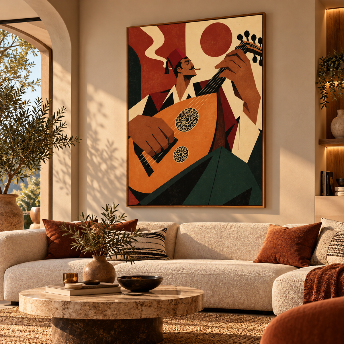 Arab Art – The Oud Player