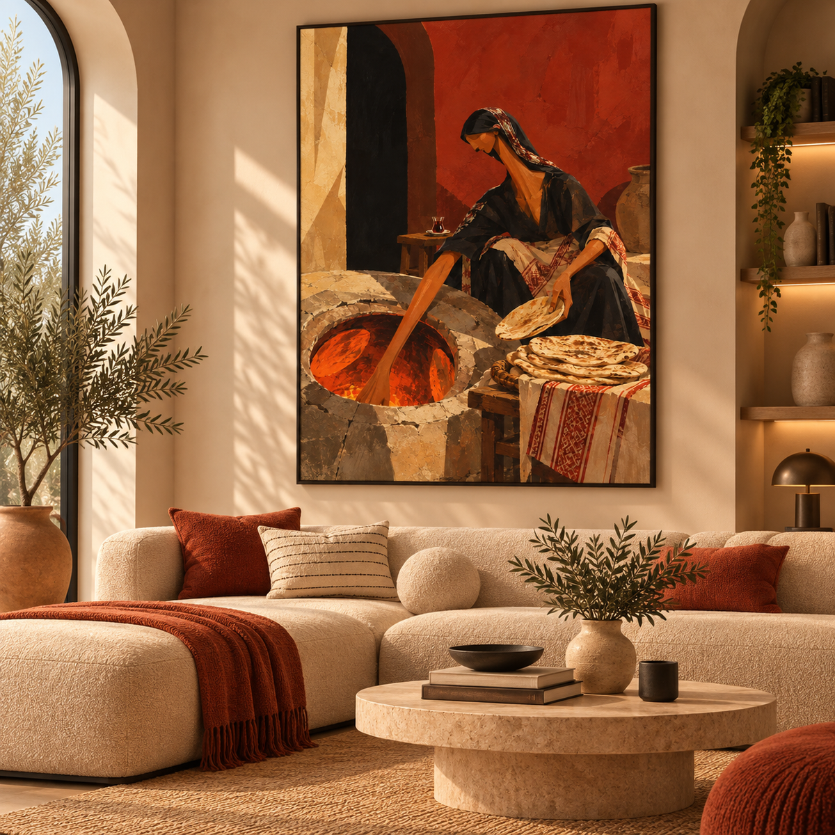 Arab Art – Bread by the Tannour