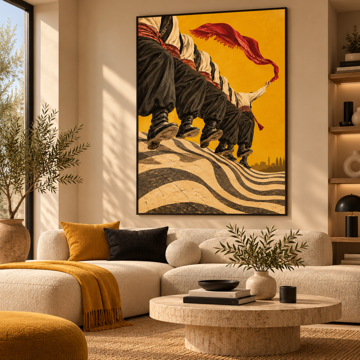 Arab Art – The Dabke Line