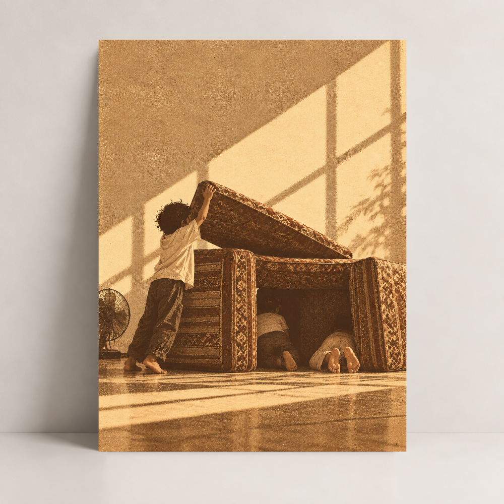 The Pillow Fort Arab canvas art by BornArab Studio