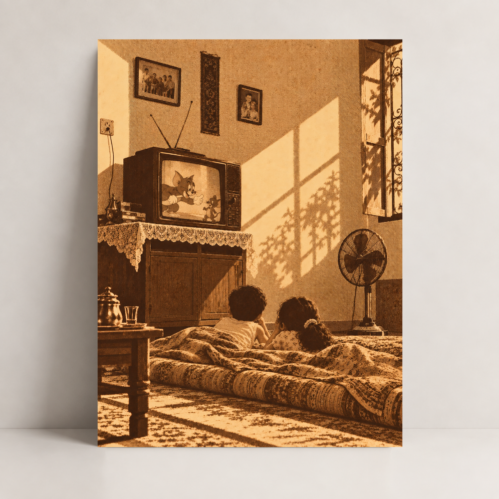 The Family Room Arab canvas art by BornArab Studio