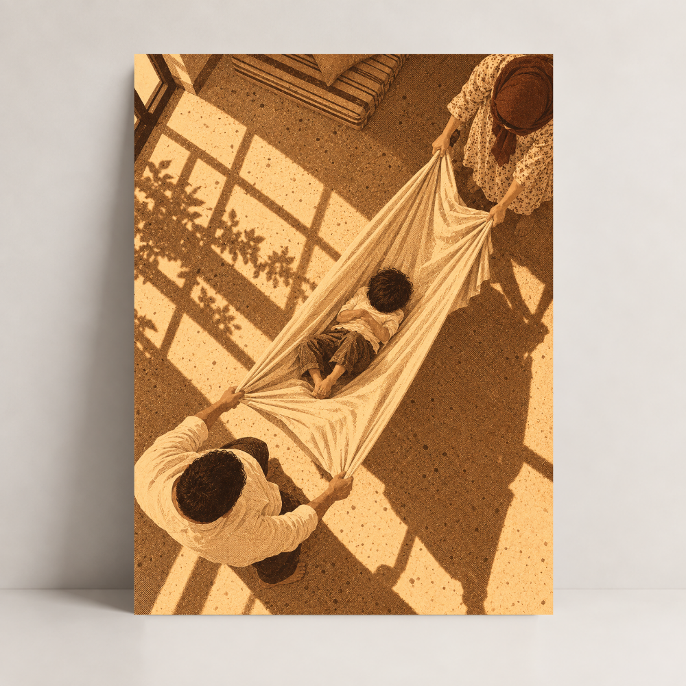 The Blanket Ride Arab canvas art by BornArab Studio