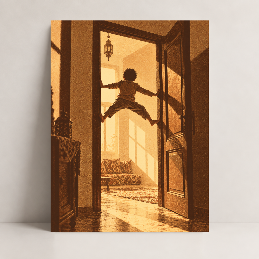 Hallway Flight Arab canvas art by BornArab Studio