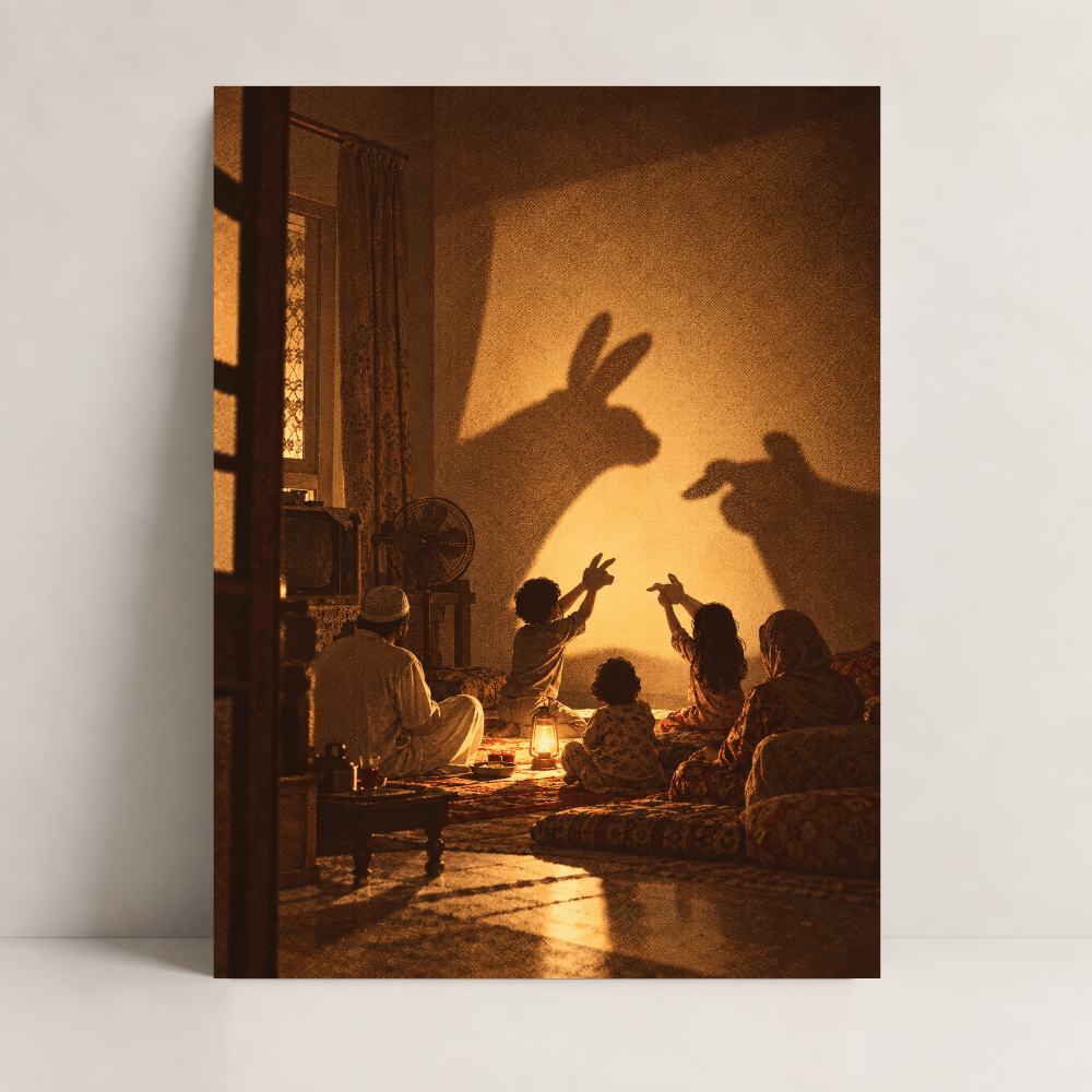 Shadow Stories Arab canvas art by BornArab Studio