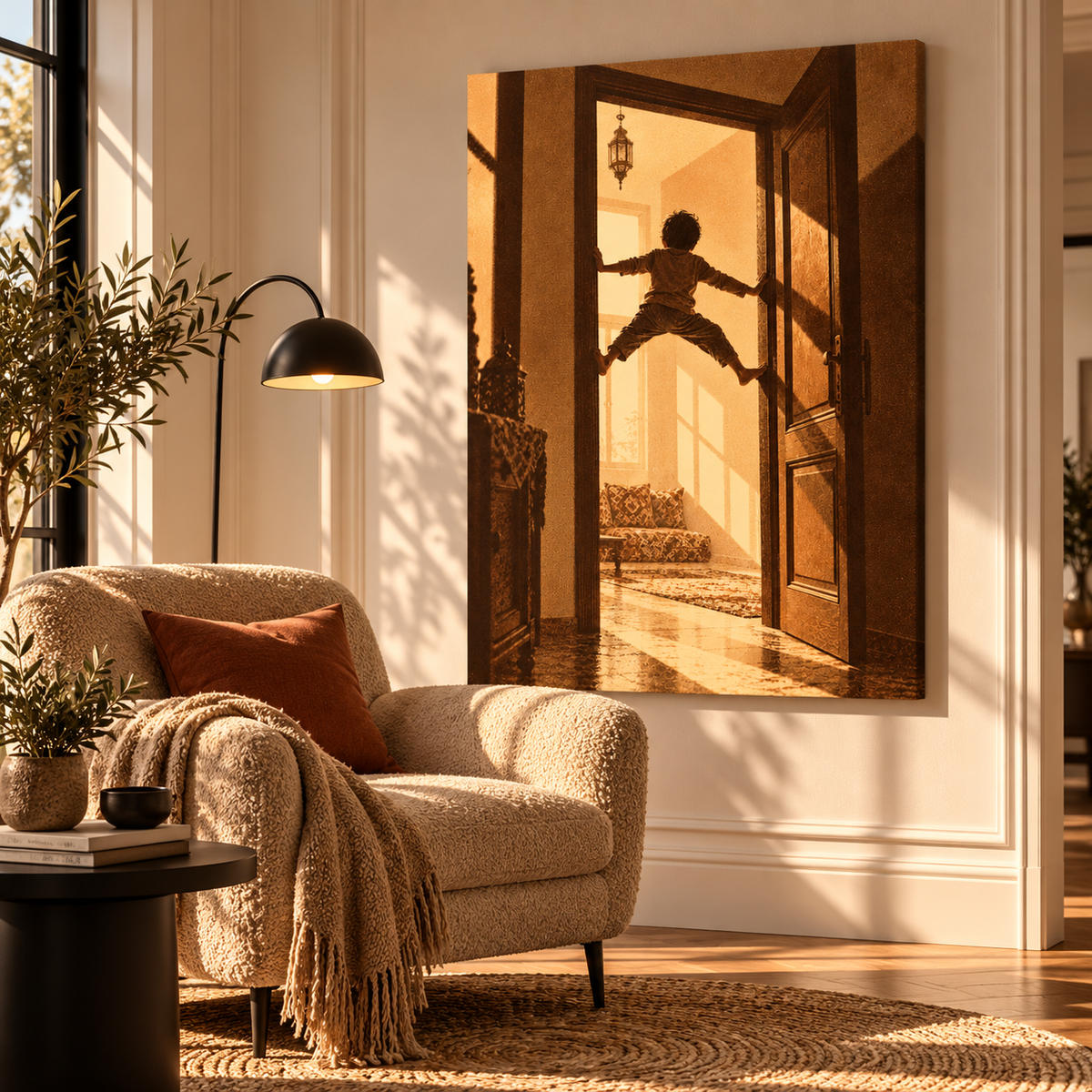 Arab Art – Hallway Flight