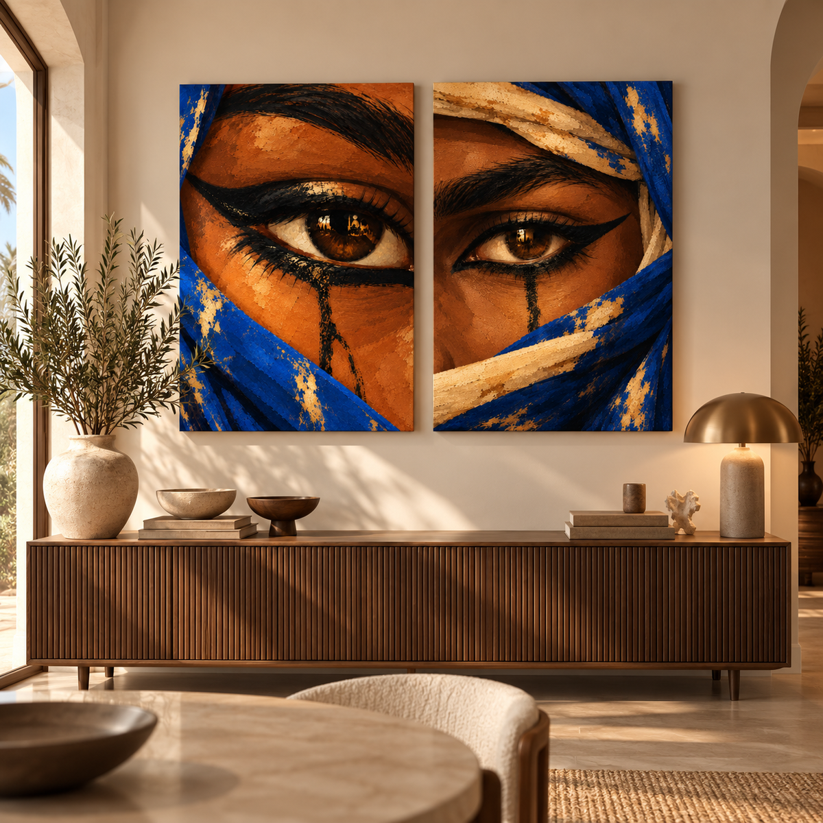 Egypt Art – Eyes of the Nile — Set of 2