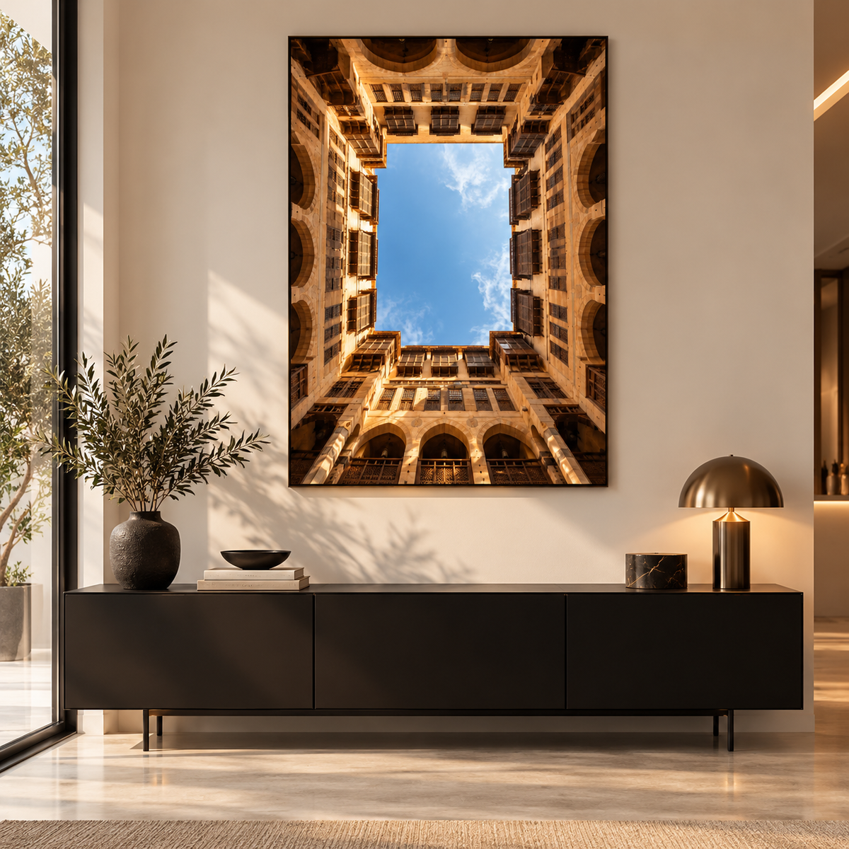 Egypt Art – Sky Above the Courtyard