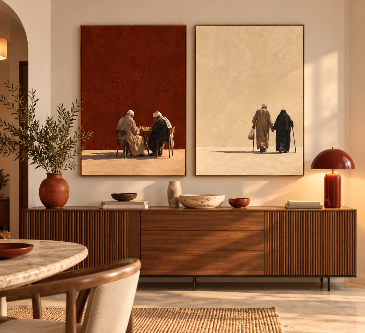 Egypt Art – Generations — Set of 2