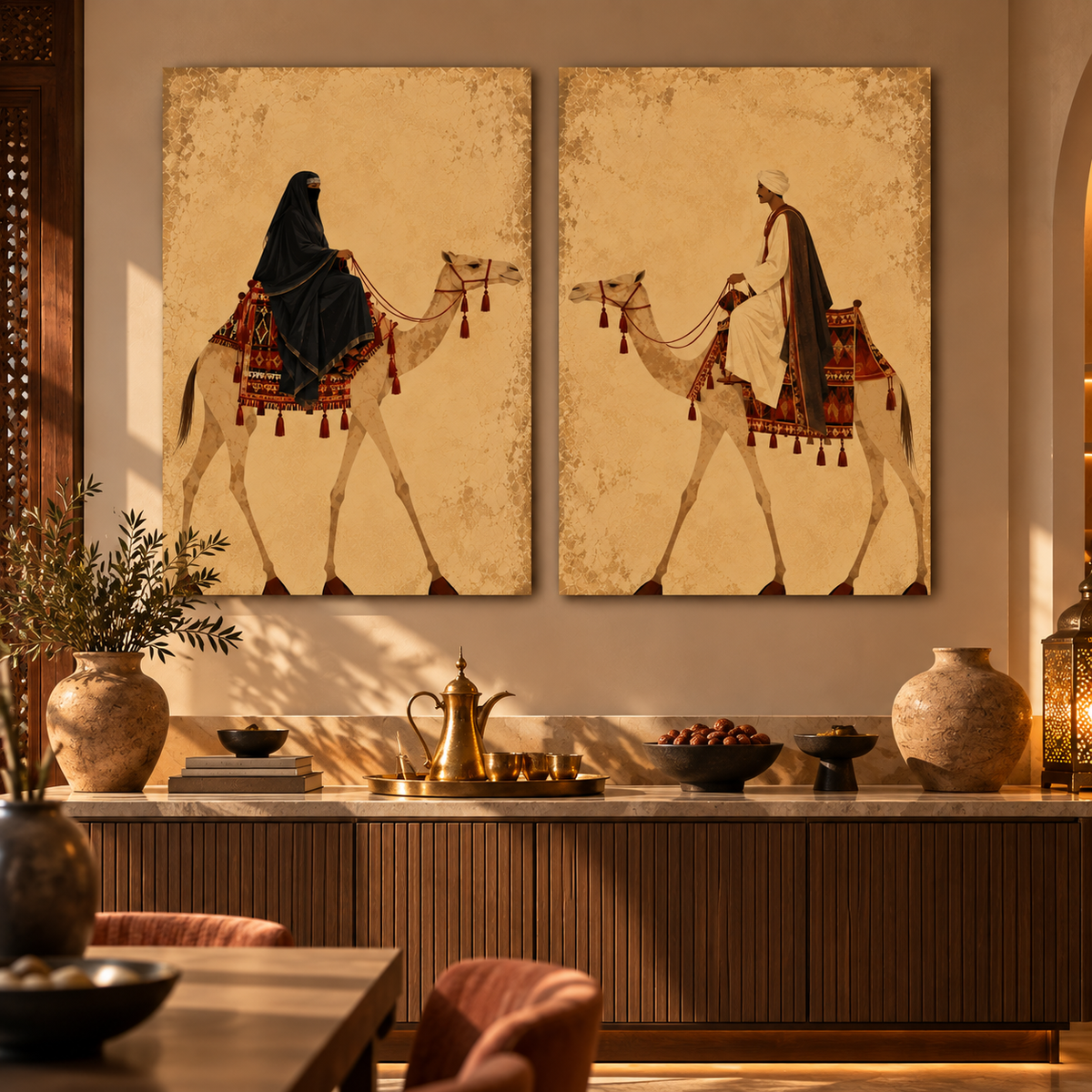 Egypt Art – Desert Companions — Set of 2