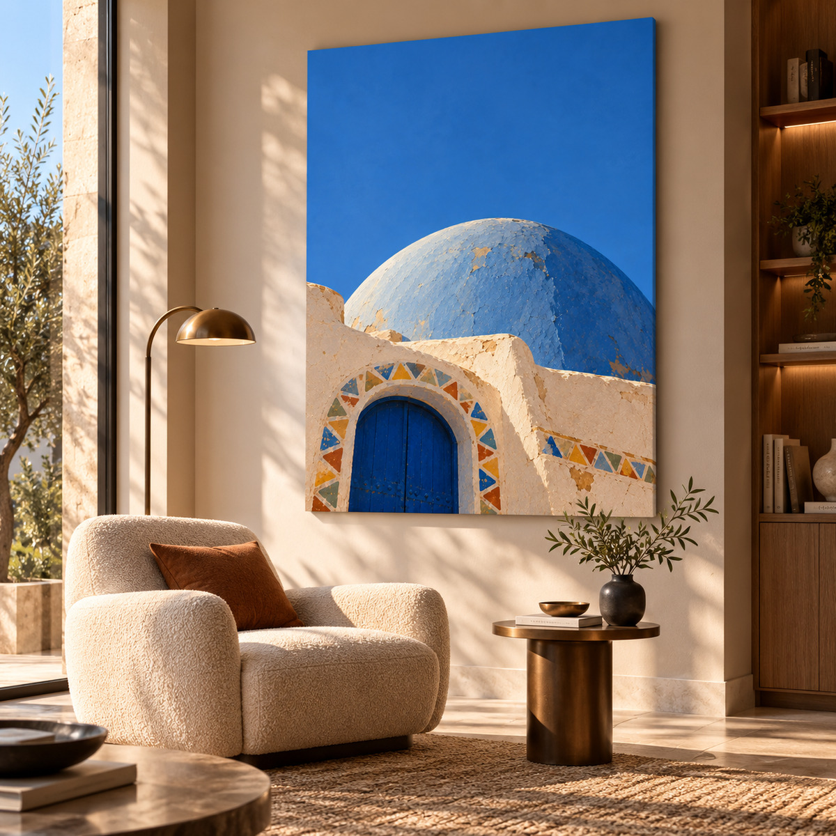 Egypt Art – Blue Dome of Nubia