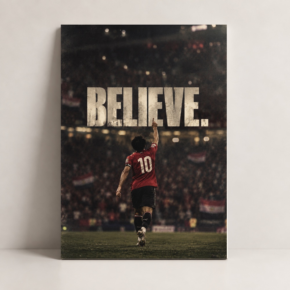 Believe in the King Egypt canvas art by BornArab Studio