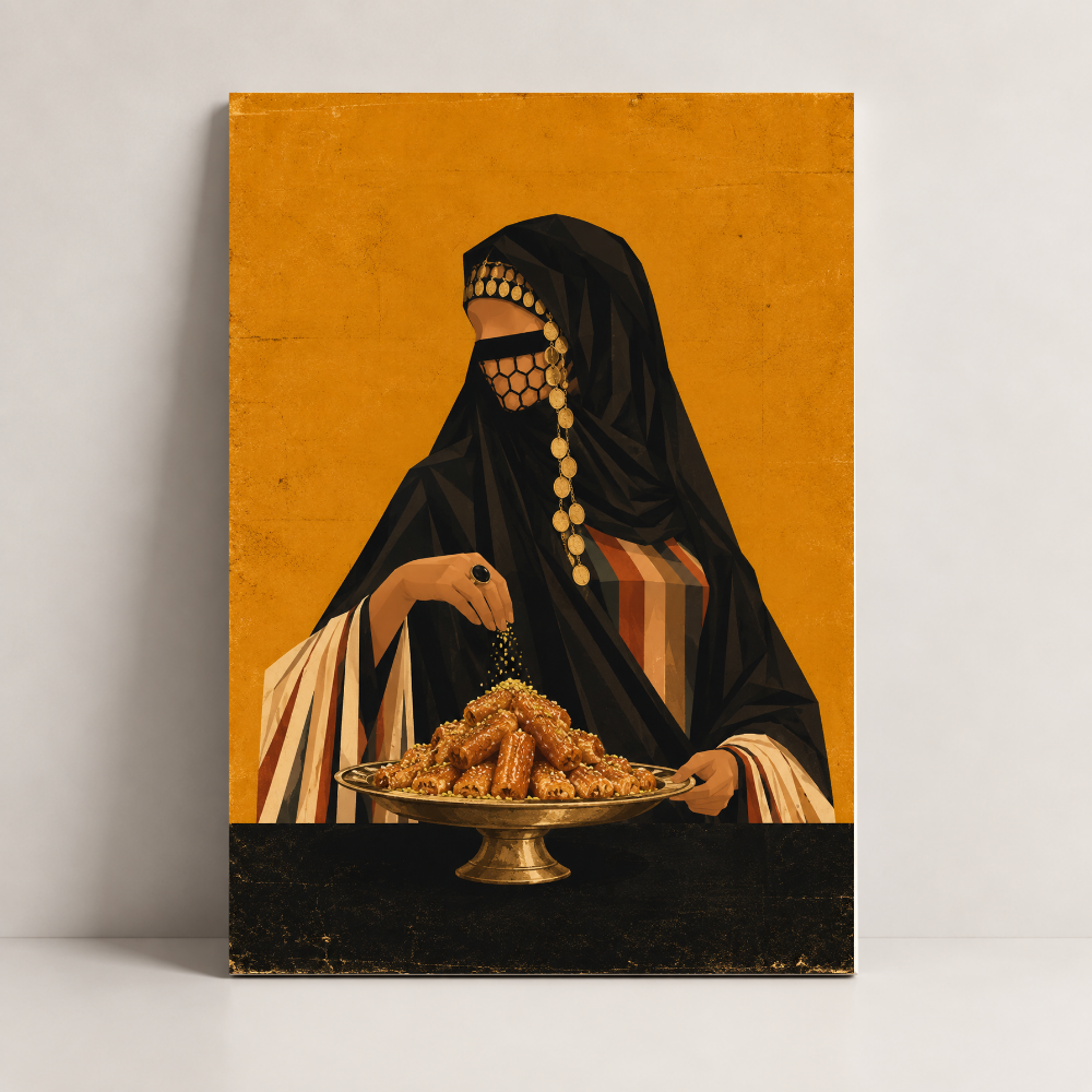 The Nubian Host Egypt canvas art by BornArab Studio