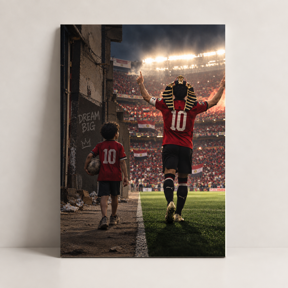 Dreams of Number Ten Egypt canvas art by BornArab Studio