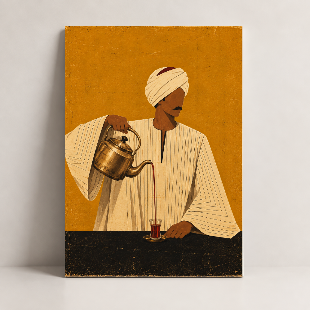 Tea of the South Egypt canvas art by BornArab Studio