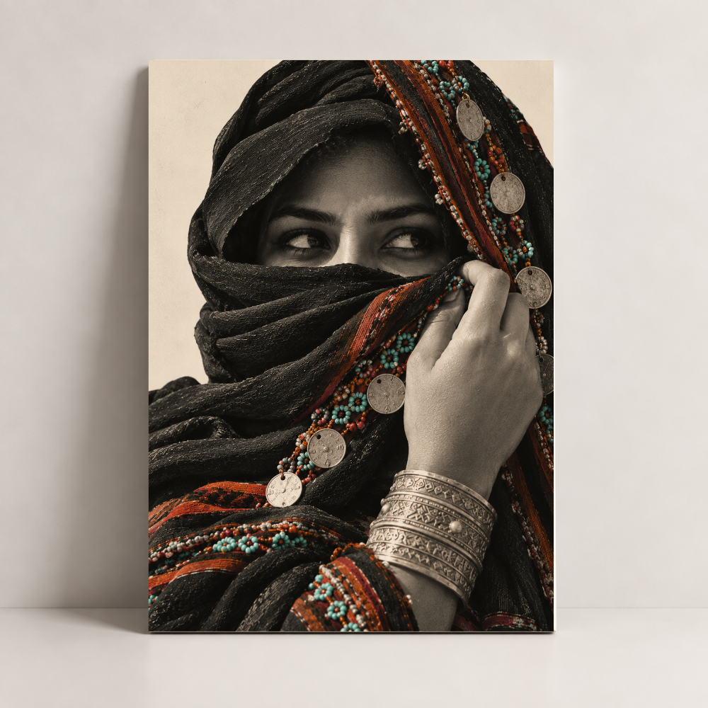 Daughter of the Nile Egypt canvas art by BornArab Studio