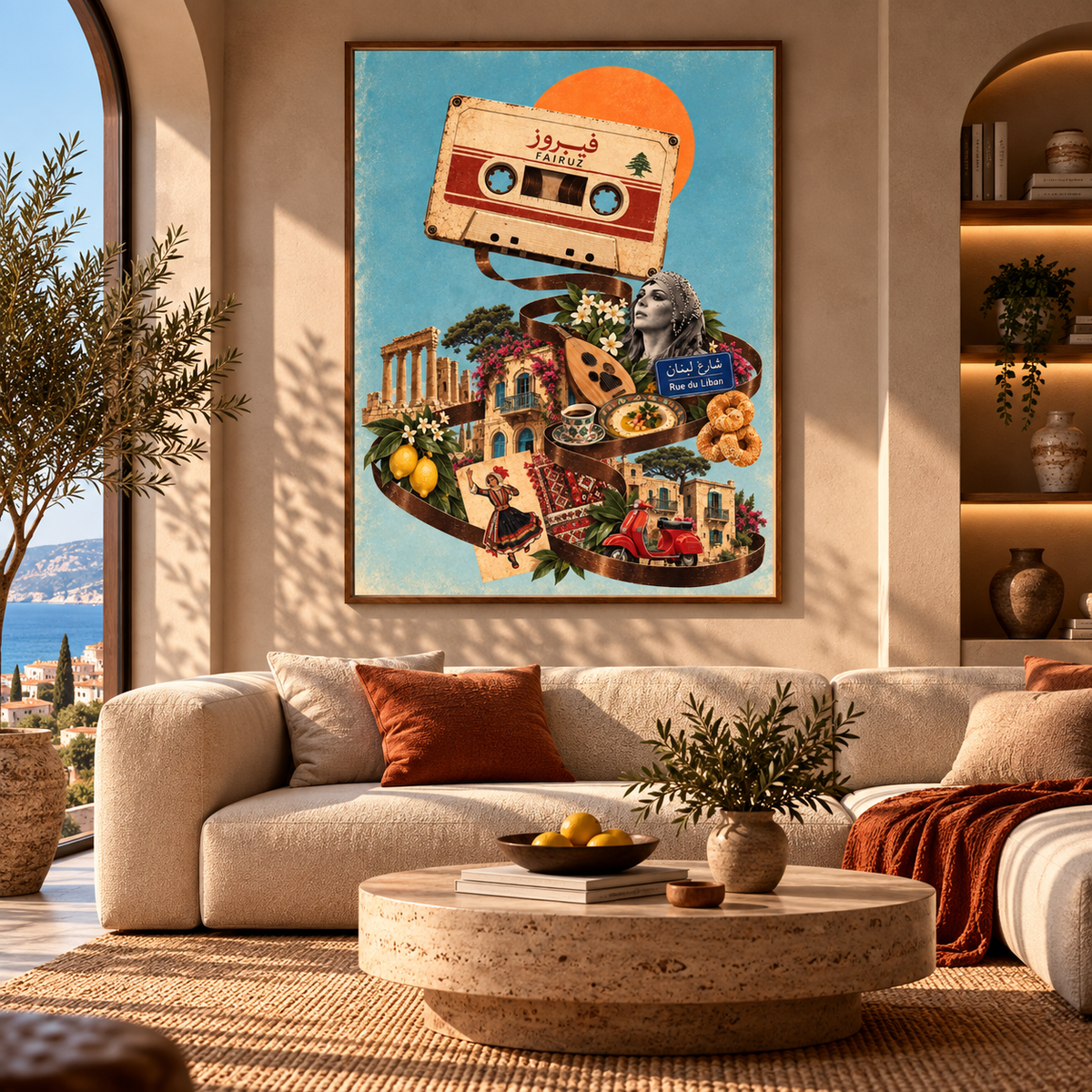 Lebanon Art – Coffee Above Beirut