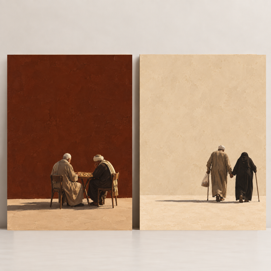 Egypt Art – Generations — Set of 2
