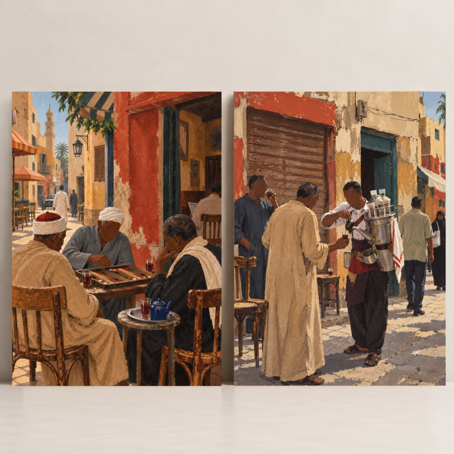 Egypt Art – A Day in Old Cairo