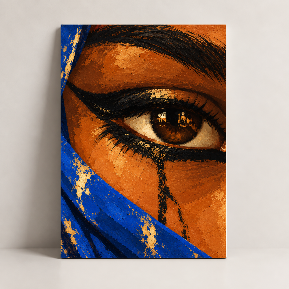 Tears of the Nile Egypt canvas art by BornArab Studio