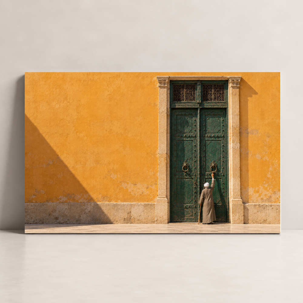 The Green Door Egypt canvas art by BornArab Studio