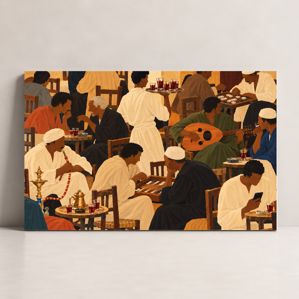 Cairo Market Egypt canvas art by BornArab Studio