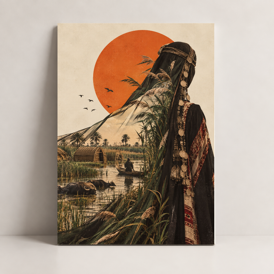 Iraq Art – Daughter of the Marshes