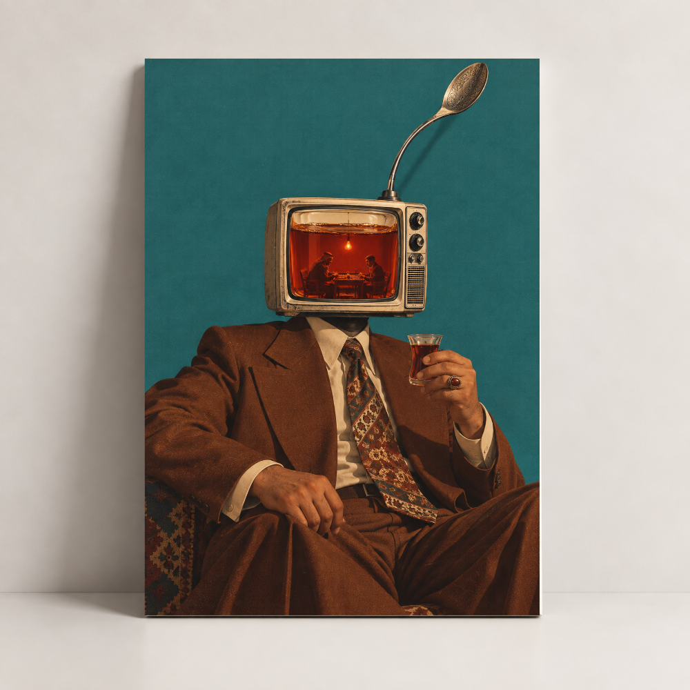 Baghdad Broadcast Iraq canvas art by BornArab Studio