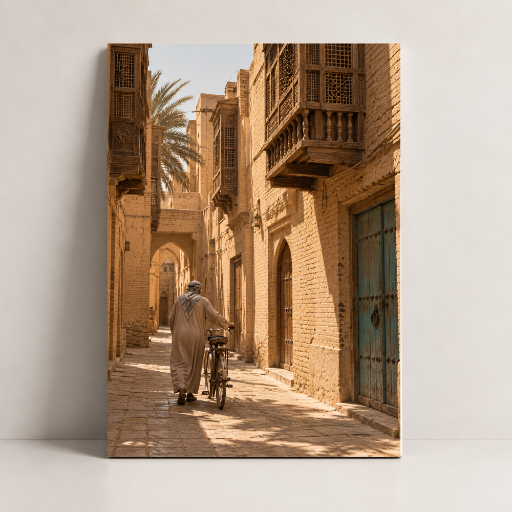 The Alley Home Iraq canvas art by BornArab Studio