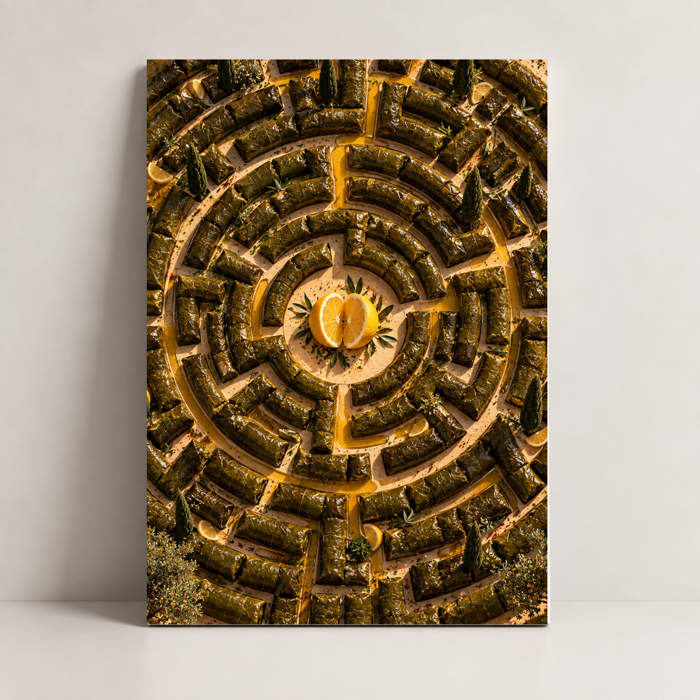Warak Enab Maze Lebanon canvas art by BornArab Studio
