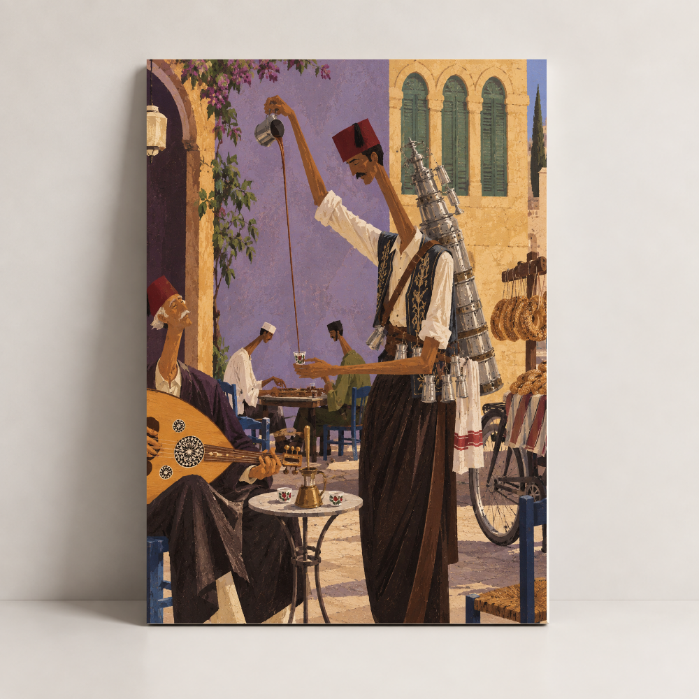 Beirut Has a Rhythm Lebanon canvas art by BornArab Studio