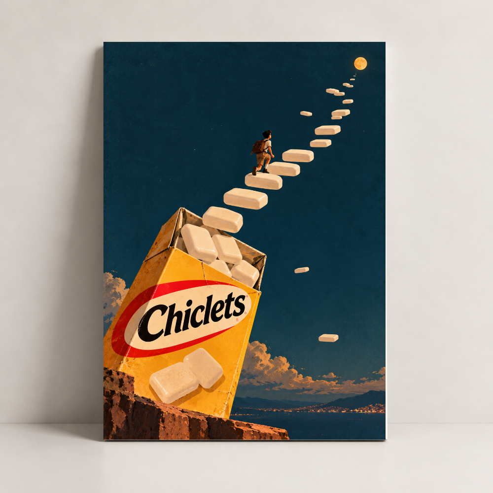 Steps of Nostalgia Lebanon canvas art by BornArab Studio