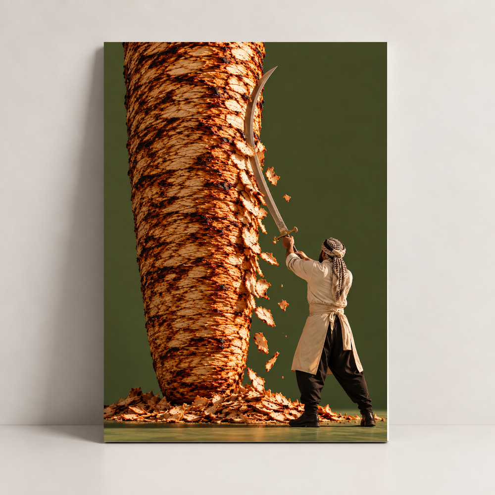 The Palm Harvest Syria canvas art by BornArab Studio