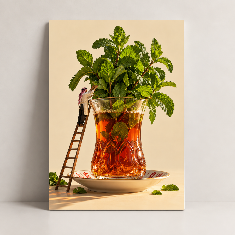Syria Art – Mint Tea Garden