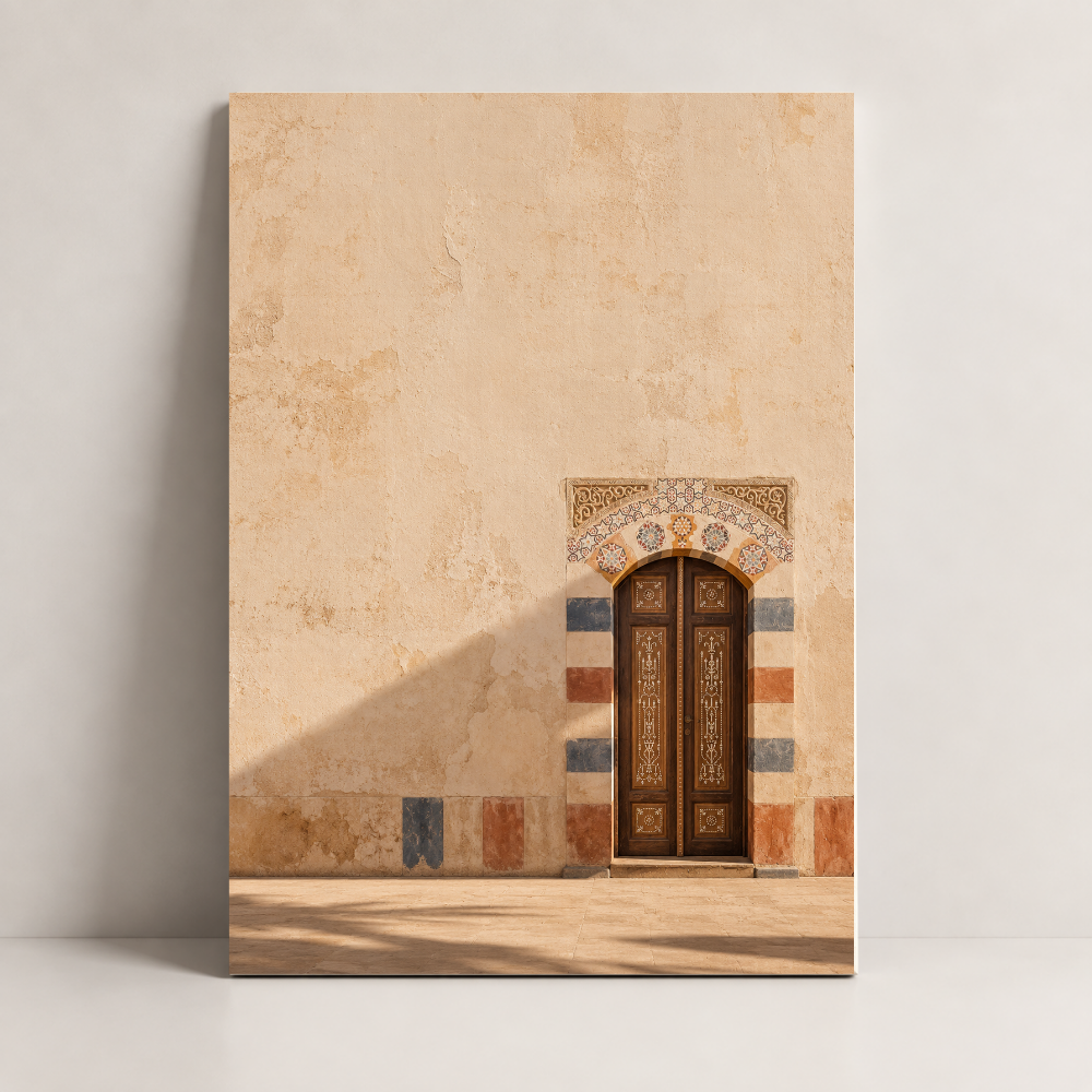 The Striped Door Syria canvas art by BornArab Studio