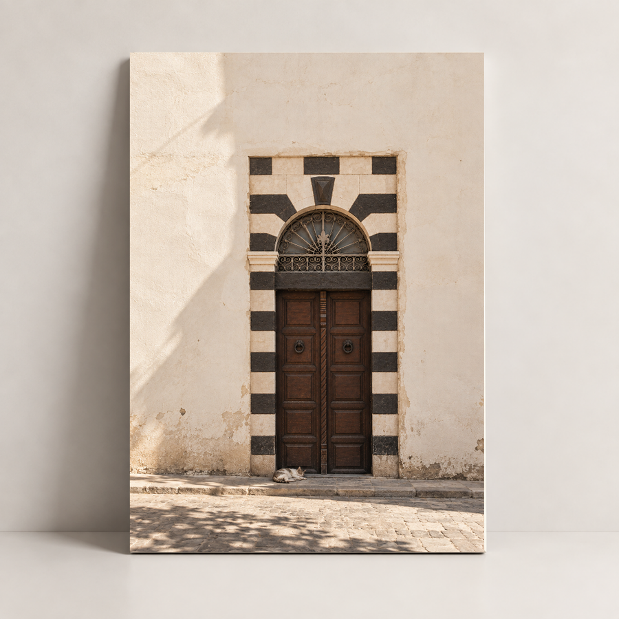 Syria Art – Doorway in White