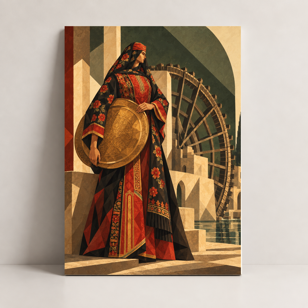 The Wedding Drum Syria canvas art by BornArab Studio