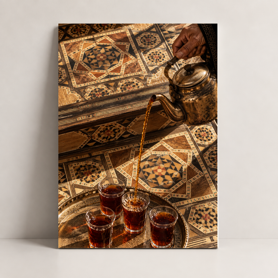 Syria Art – Tea on the Brocade