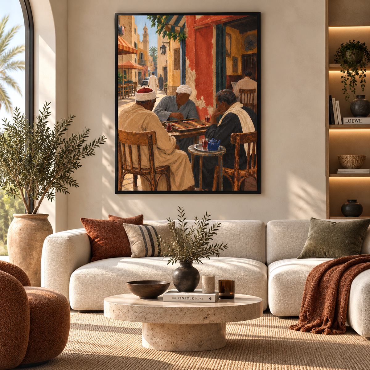 Egypt Art – Tea in the Streets