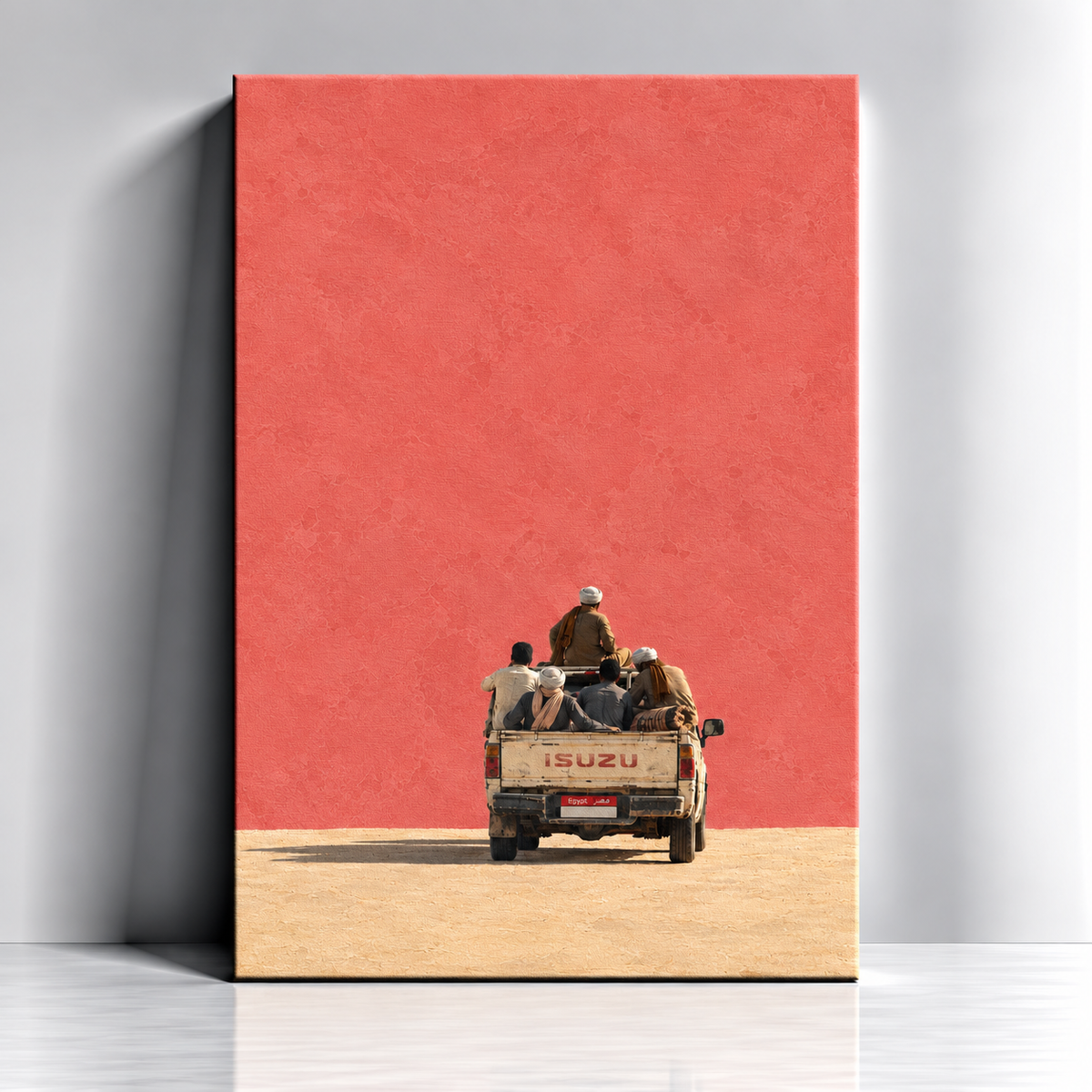 The Happy Ride Egyptian canvas art by BornArab Studio