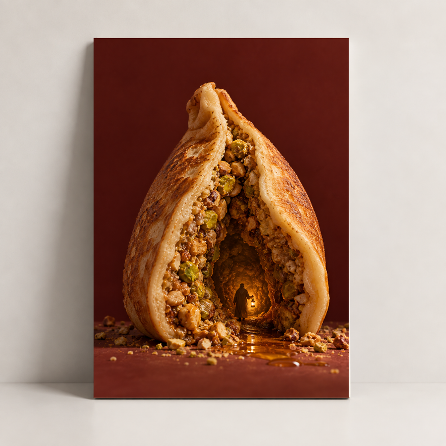 Arab Art – Golden Qatayef