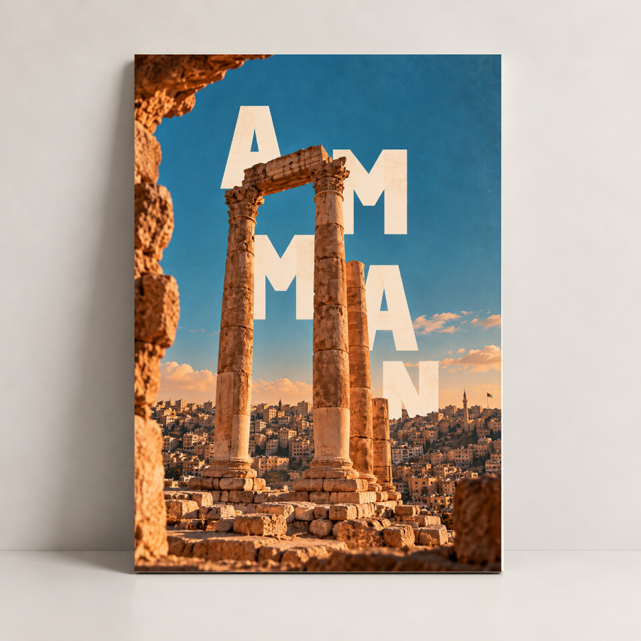 Jordan Art – Amman in Stone