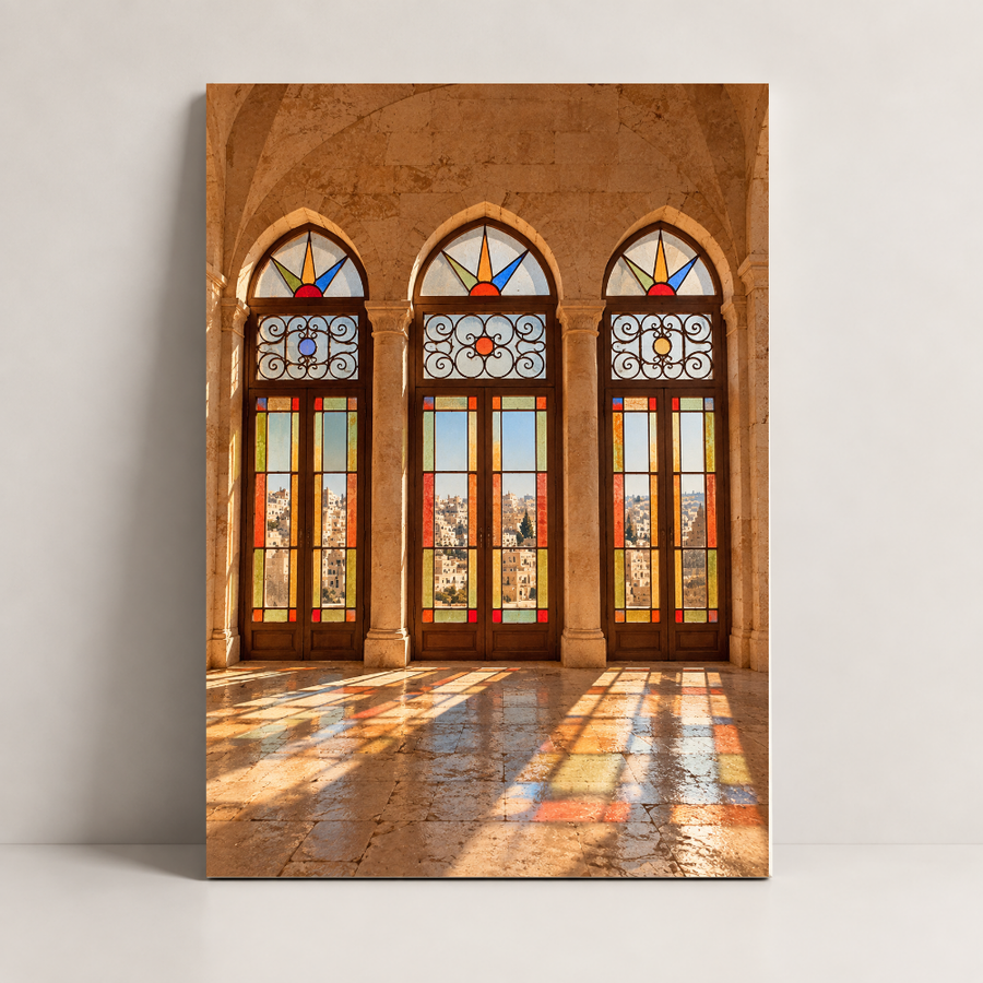 Jordan Art – Windows of Al-Salt